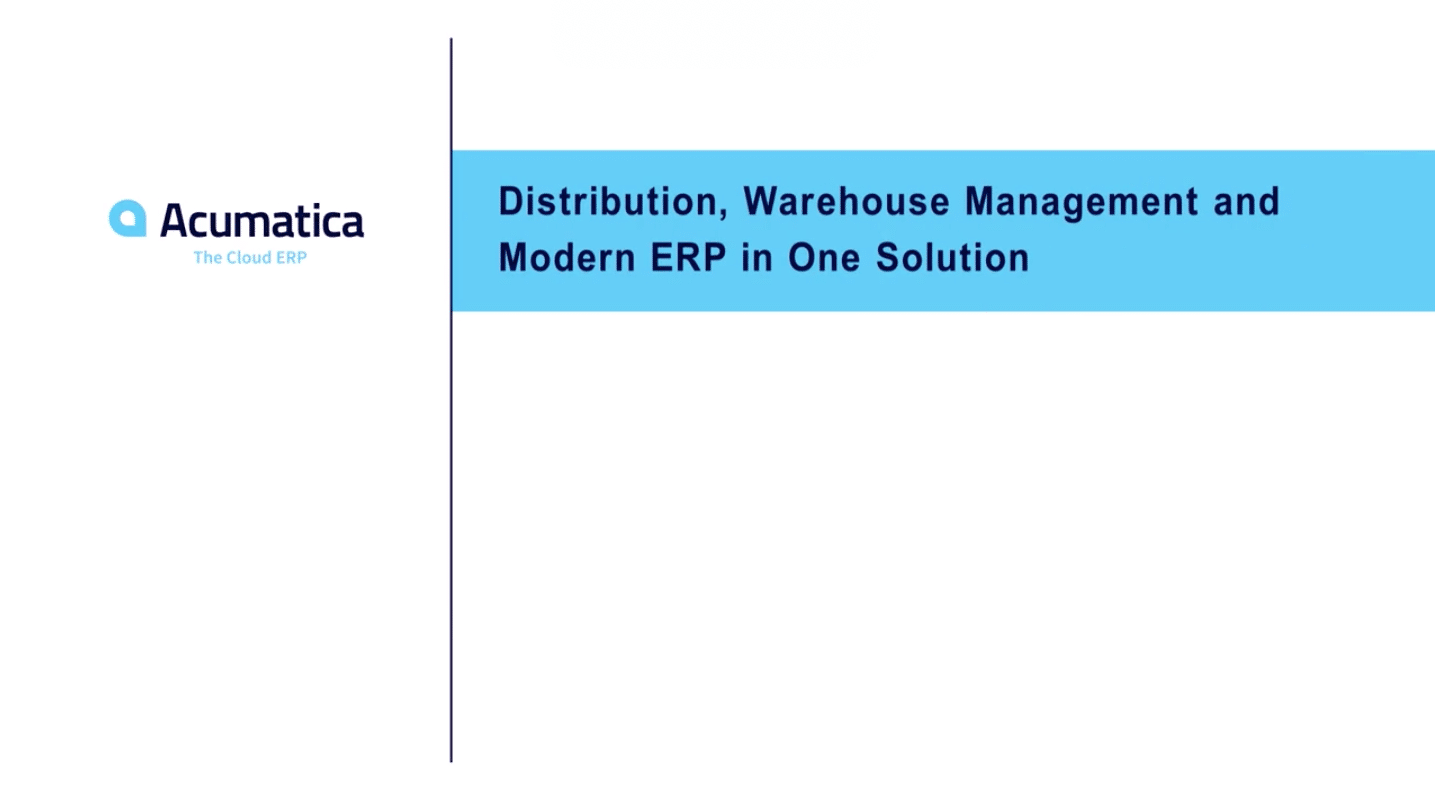 Distribution Management video screenshot